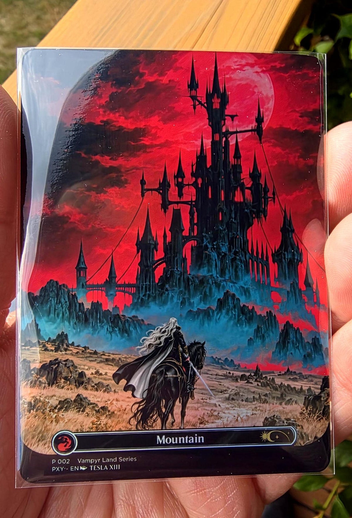 Mountain — Vampyr Land Series Foil Proxy — Arcane Press
