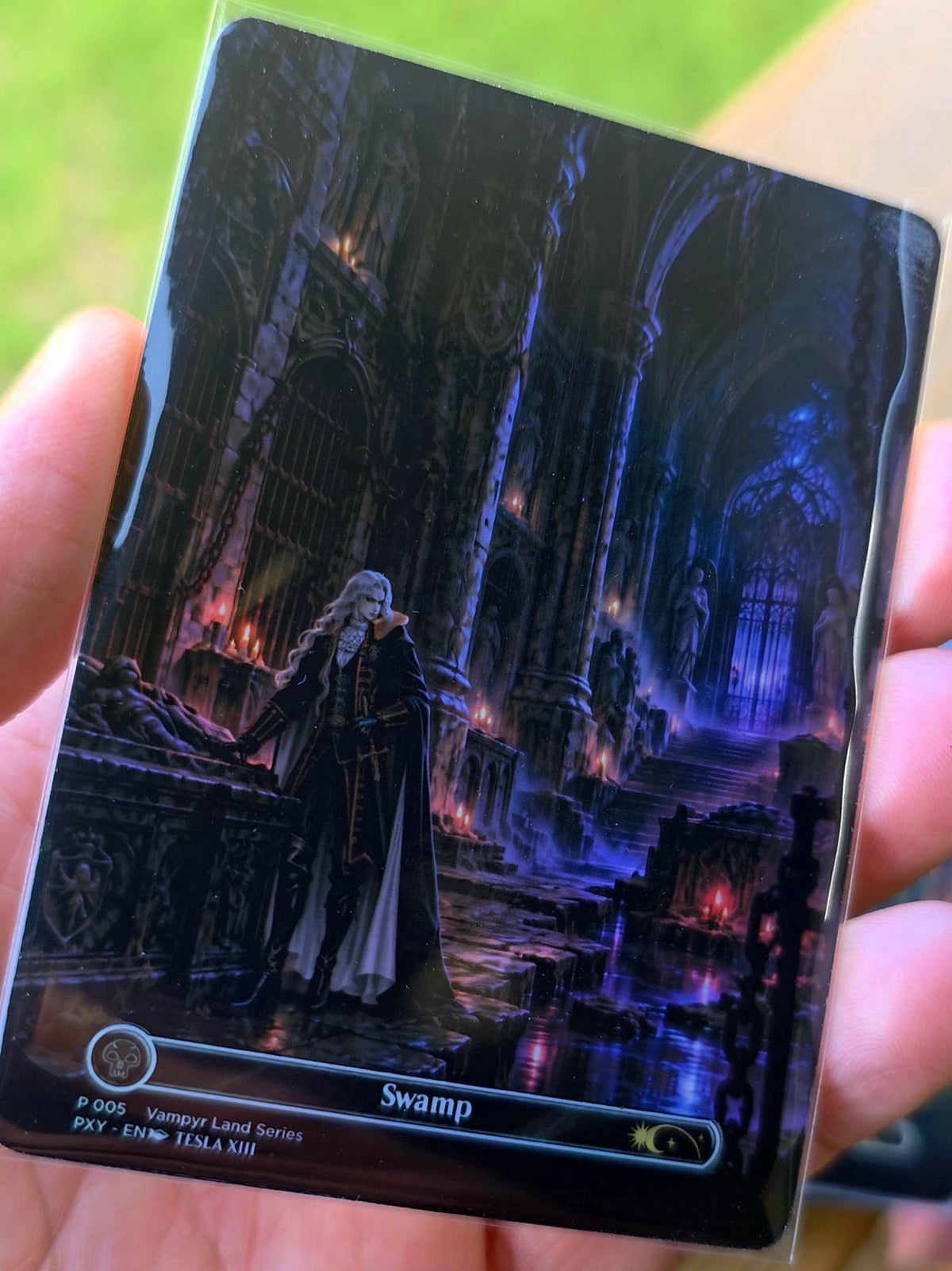Swamp — Vampyr Land Series Foil Proxy — Arcane Press