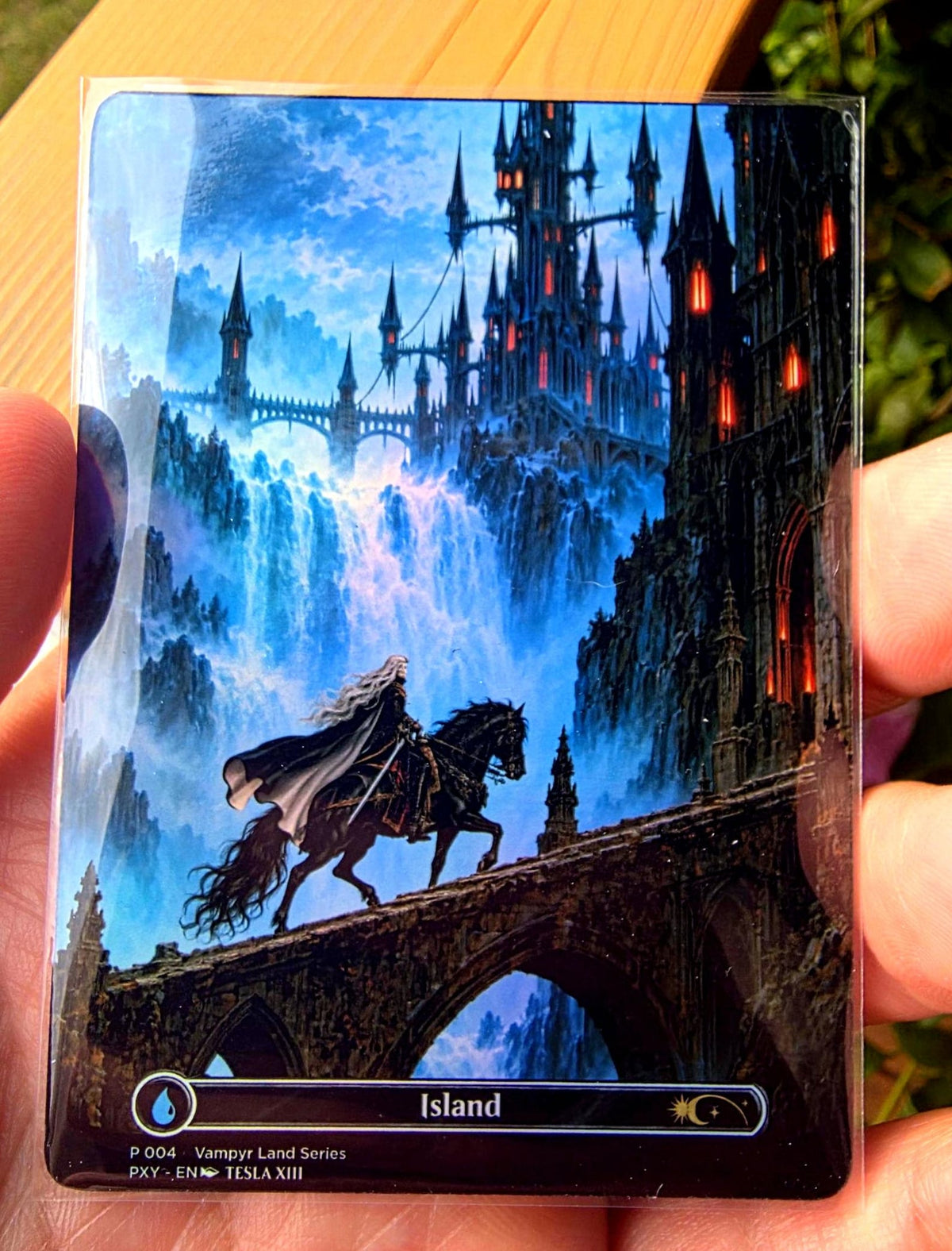 Island — Vampyr Land Series Foil Proxy — Arcane Press